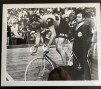 Framed photo of Eddy Merckx starting the Hour Record